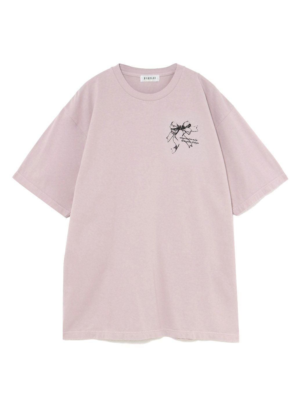 【BUBBLES】リボンプリントTEE
