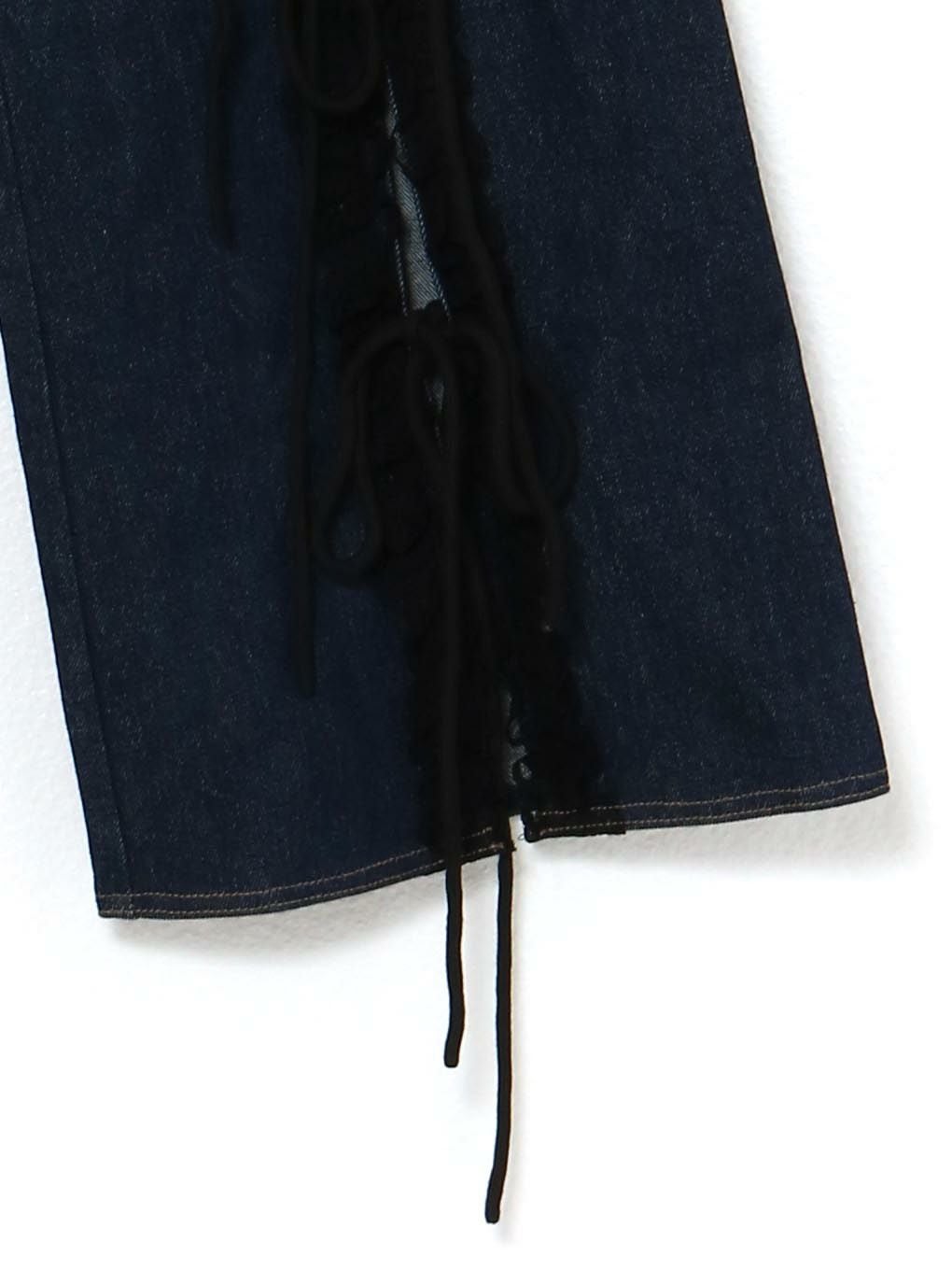 【BUBBLES】レースリボンデニムパンツ