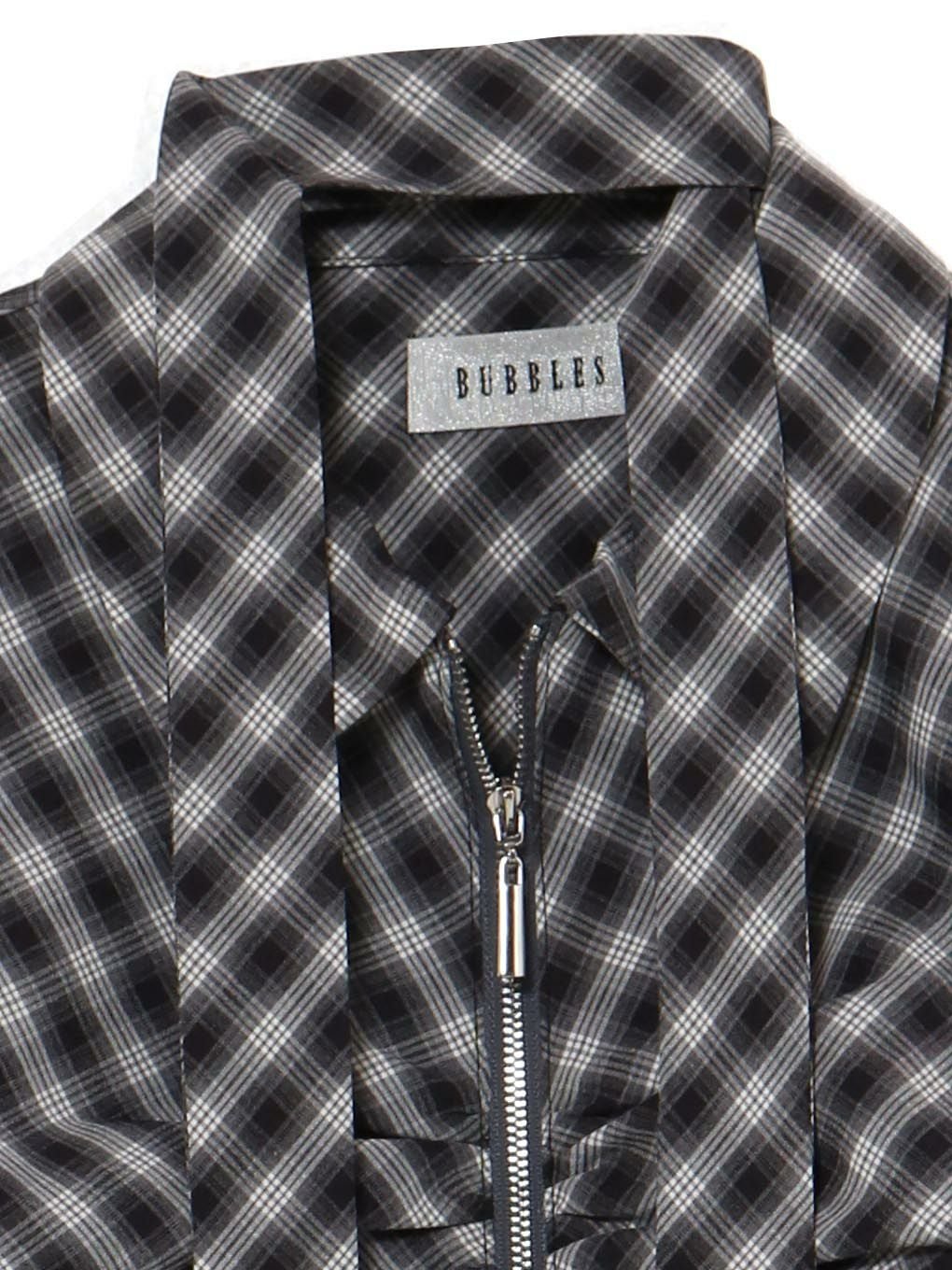 【BUBBLES】スカーフギャザーシャツトップス