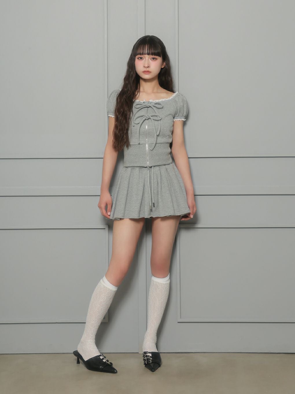 bubbles スウェット BUBBLES】スウェットリボンセットアップ | sparkling mall online store