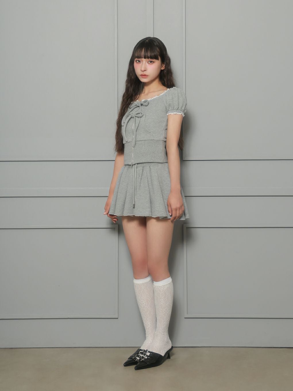 BUBBLES】スウェットリボンセットアップ | sparkling mall online store