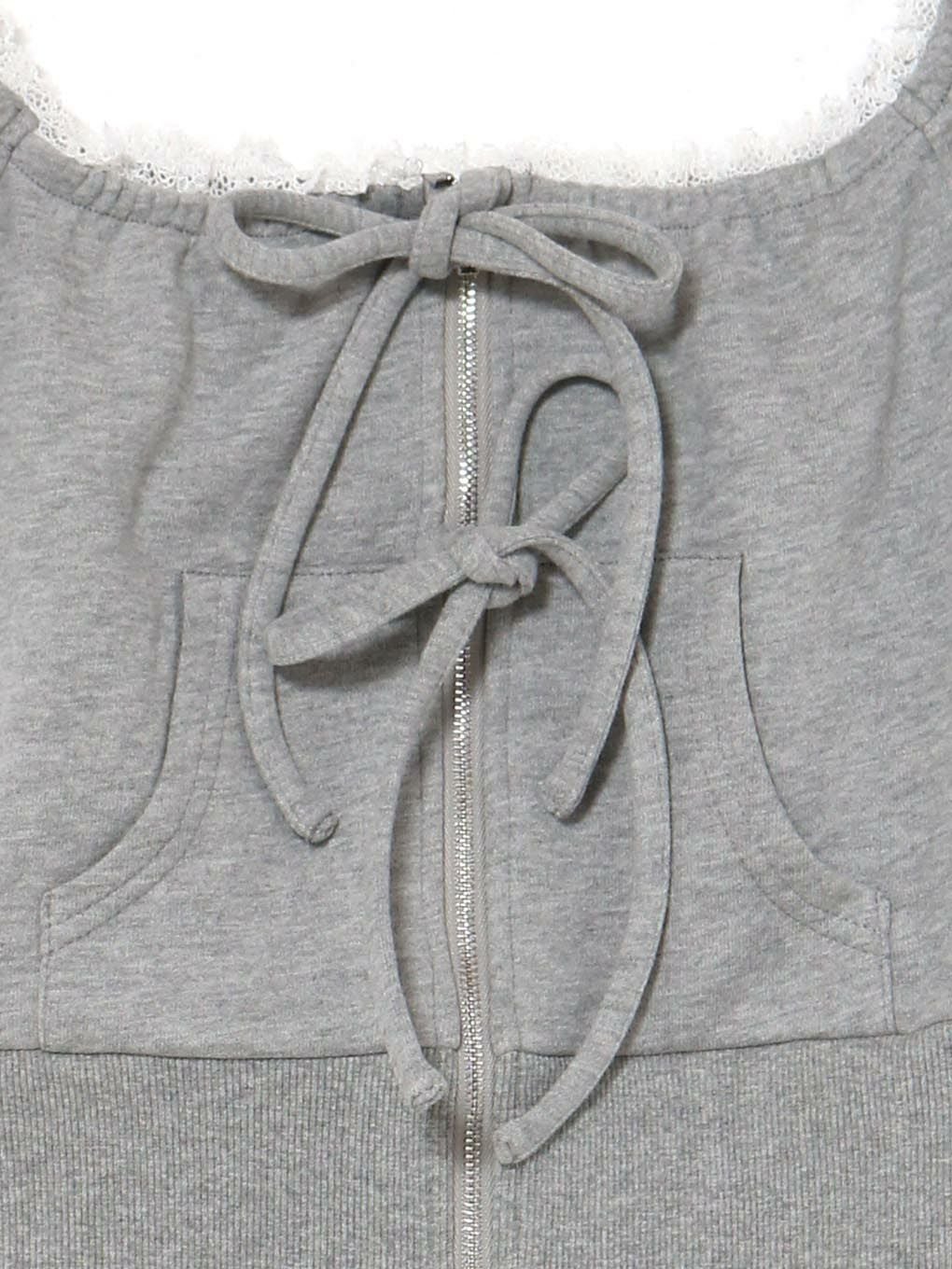 【BUBBLES】スウェットリボンセットアップ