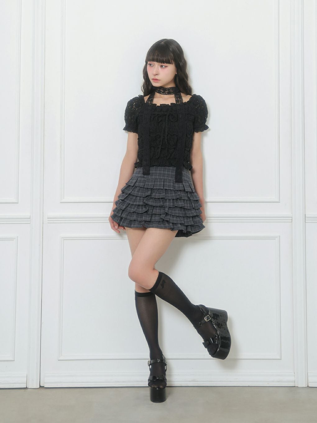 BUBBLES】シャーリングリボントップス | sparkling mall online store
