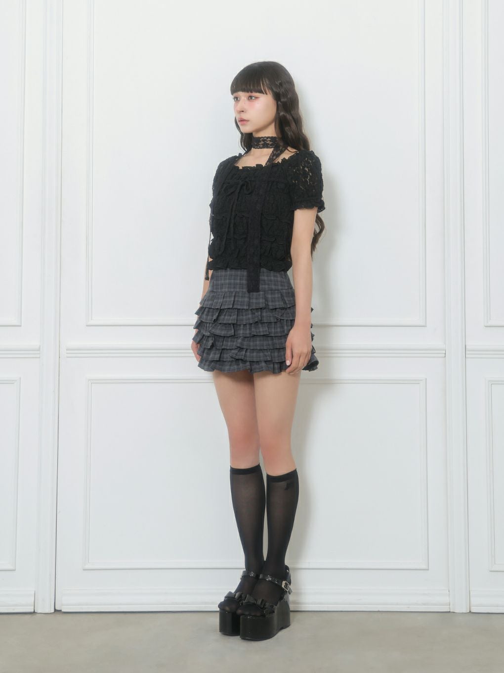 BUBBLES】シャーリングリボントップス | sparkling mall online store