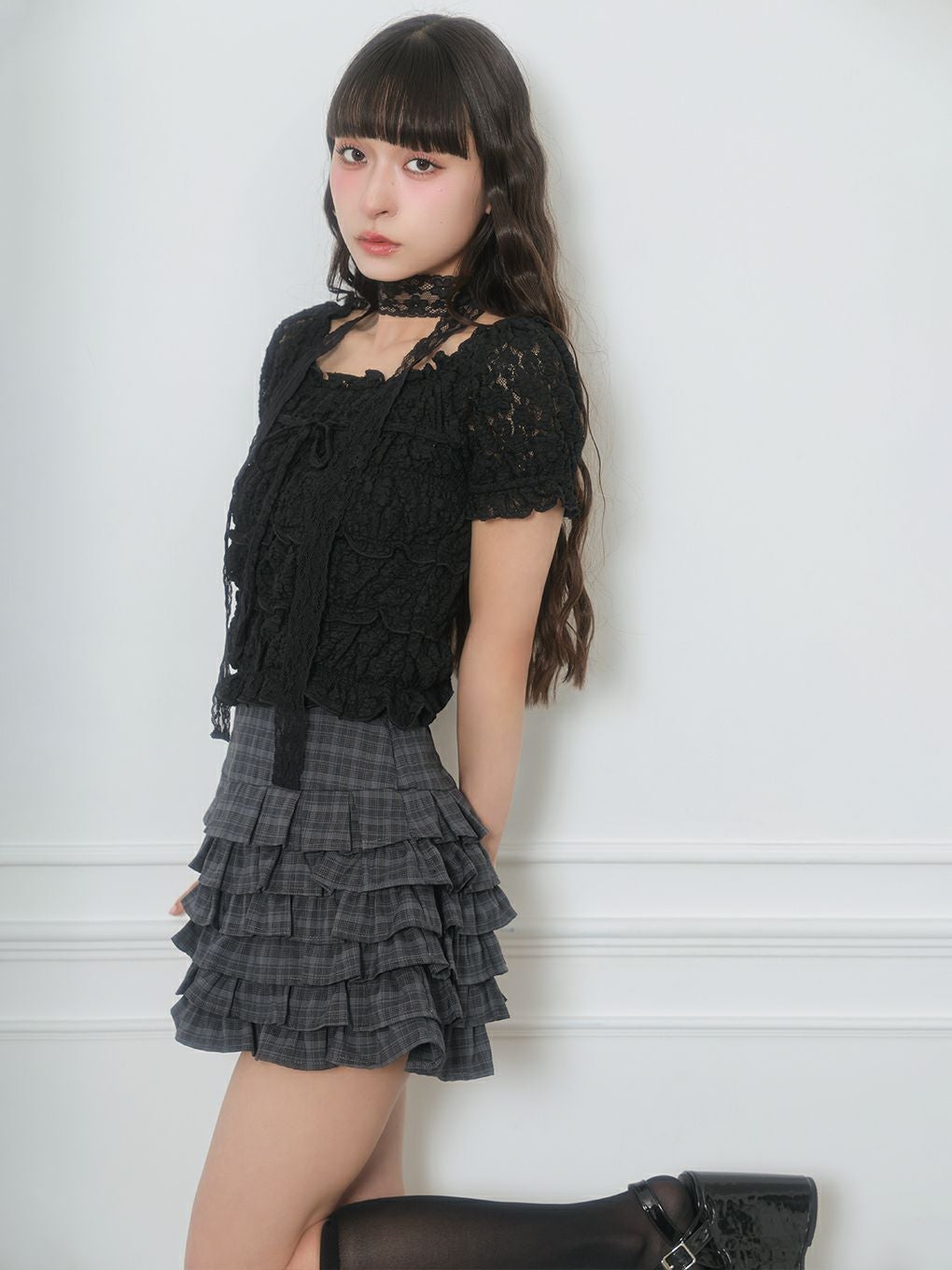 BUBBLES】シャーリングリボントップス | sparkling mall online store