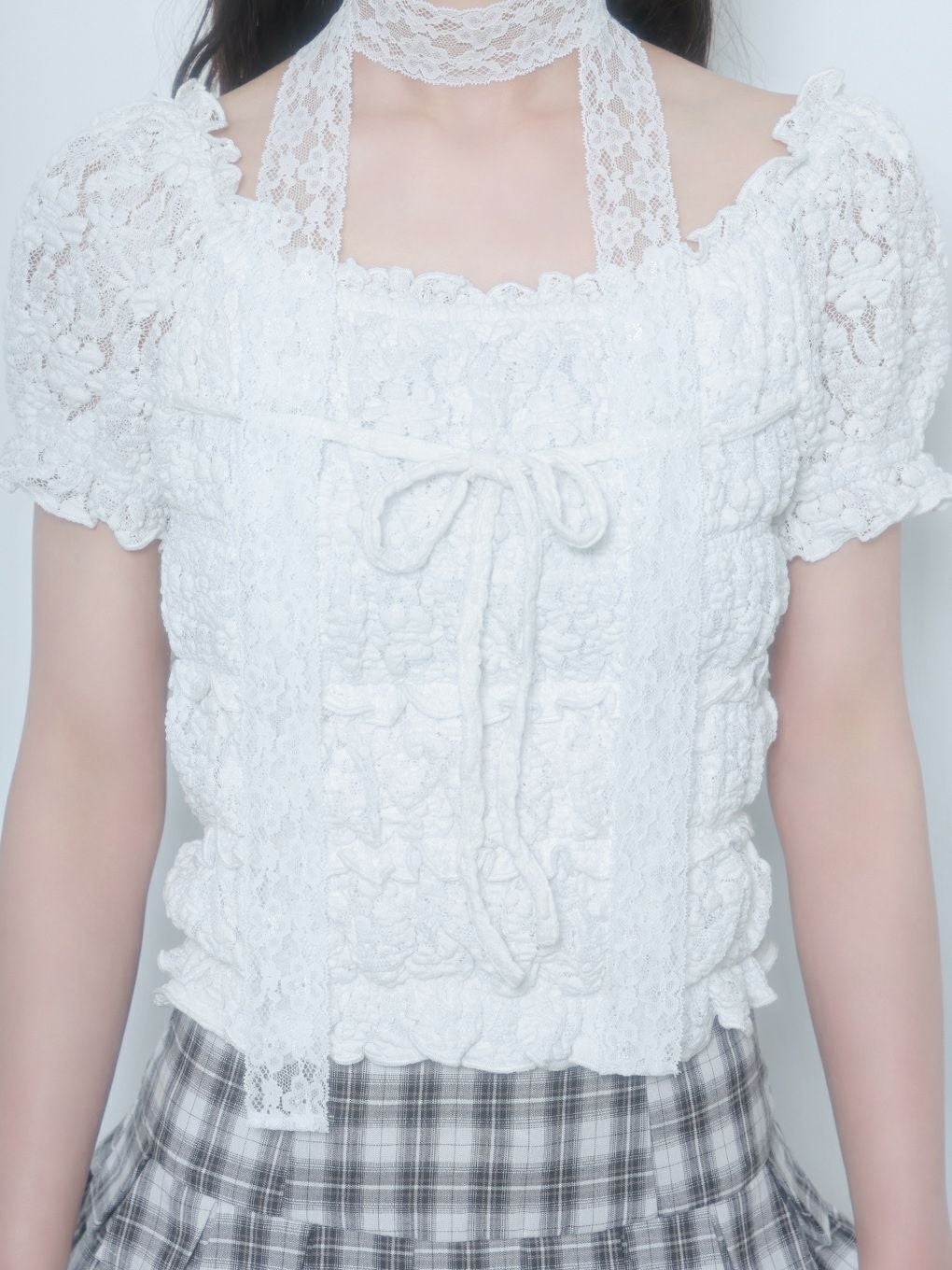 BUBBLES】シャーリングリボントップス | sparkling mall online store