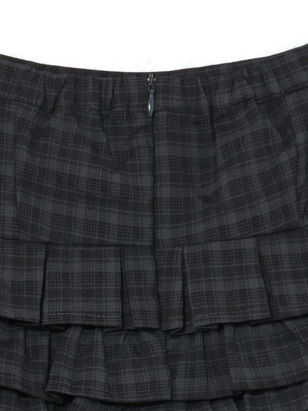 【BUBBLES】ミニフリルチェックカンカンスカパン