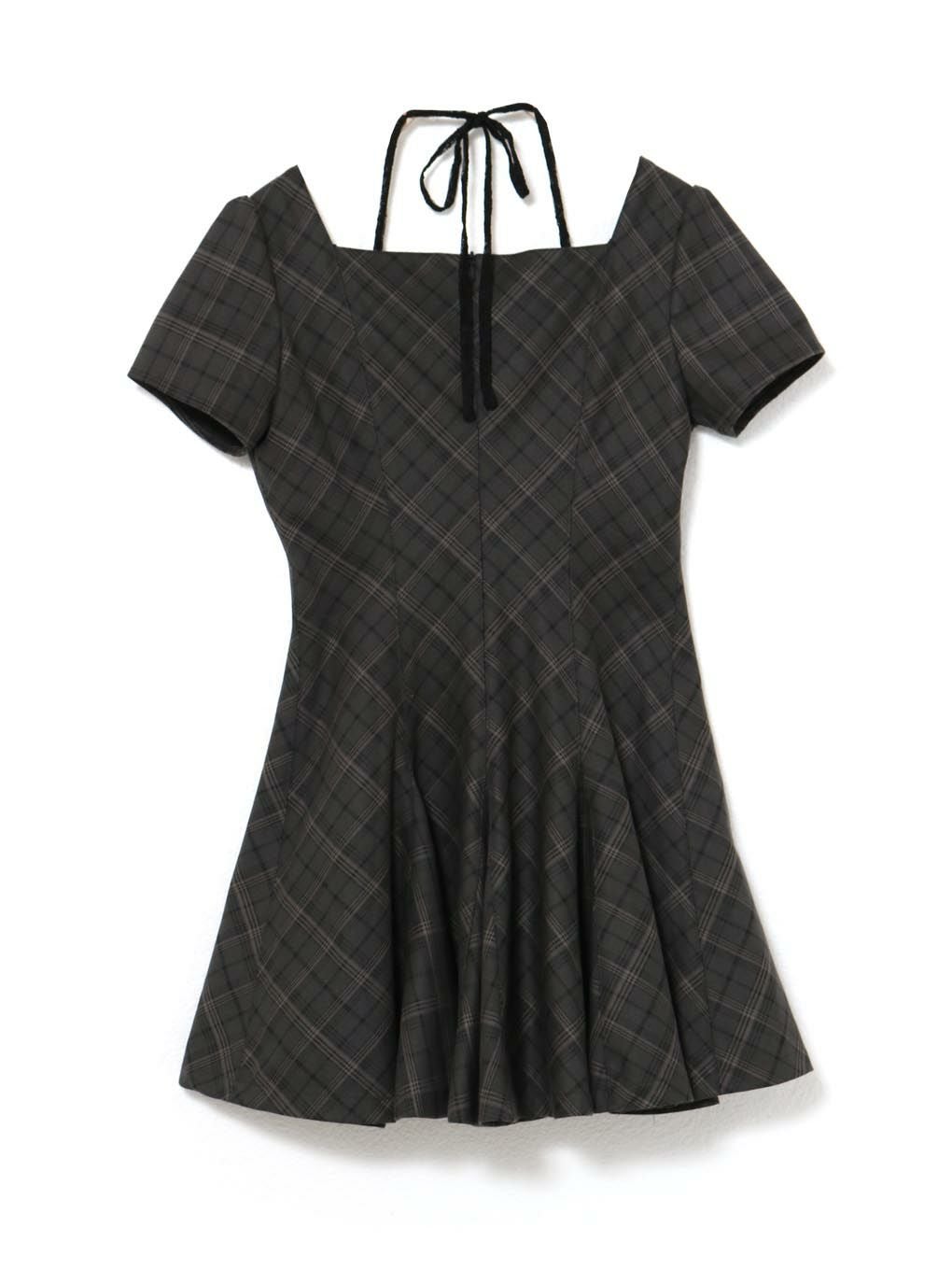 【BUBBLES】パターンフレアガーリーワンピース