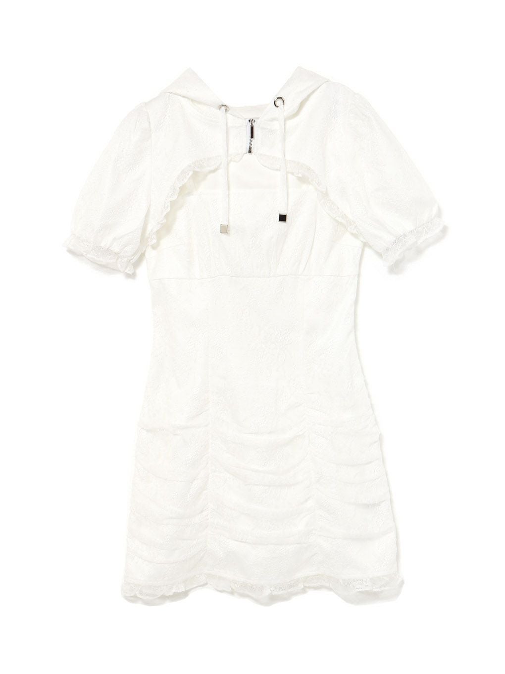 【BUBBLES】ギャザーパーカーワンピース