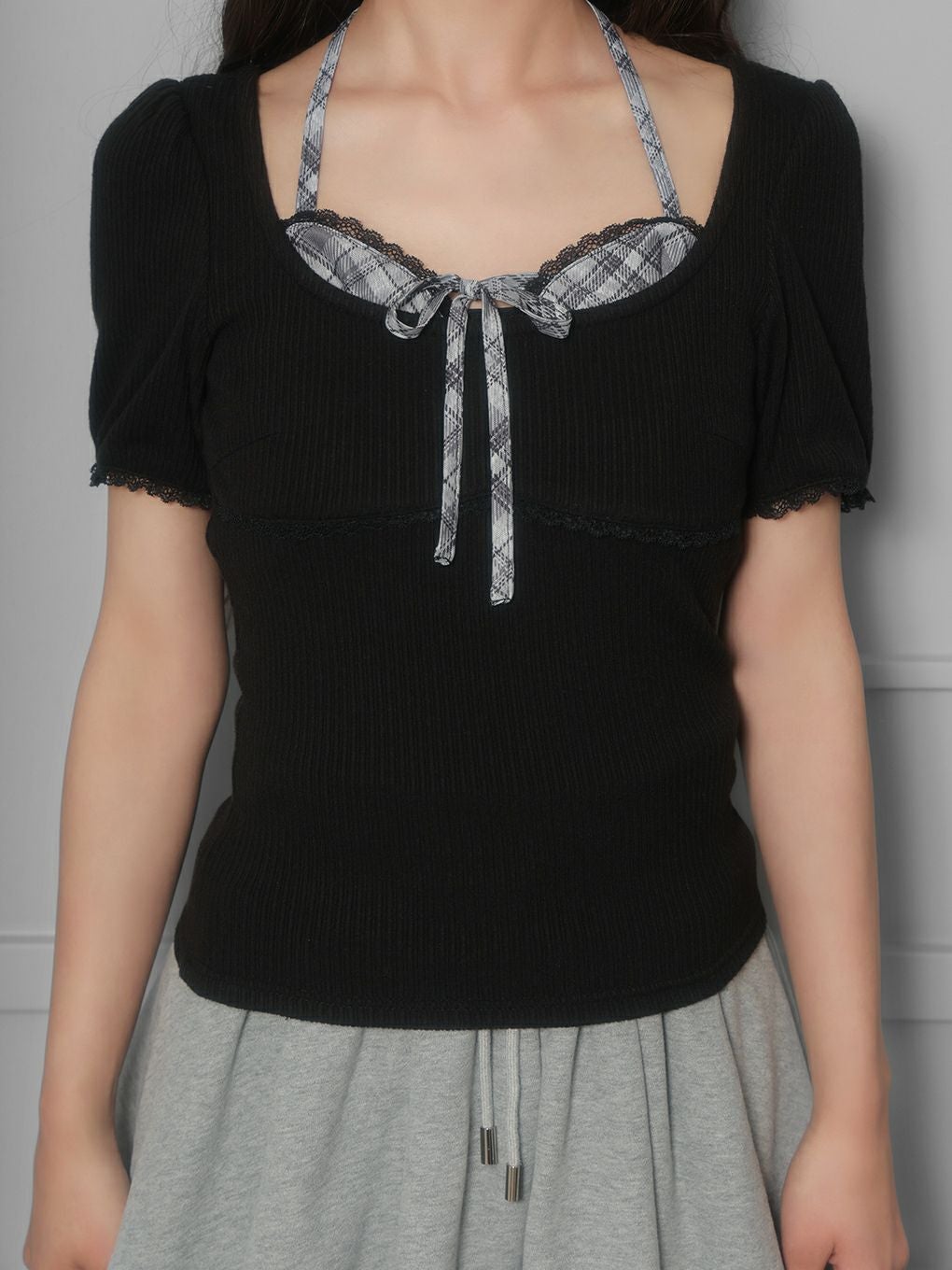 BUBBLES】レイヤードパターントップス | sparkling mall online store BUBBLES】レイヤードパターントップス | sparkling mall online store