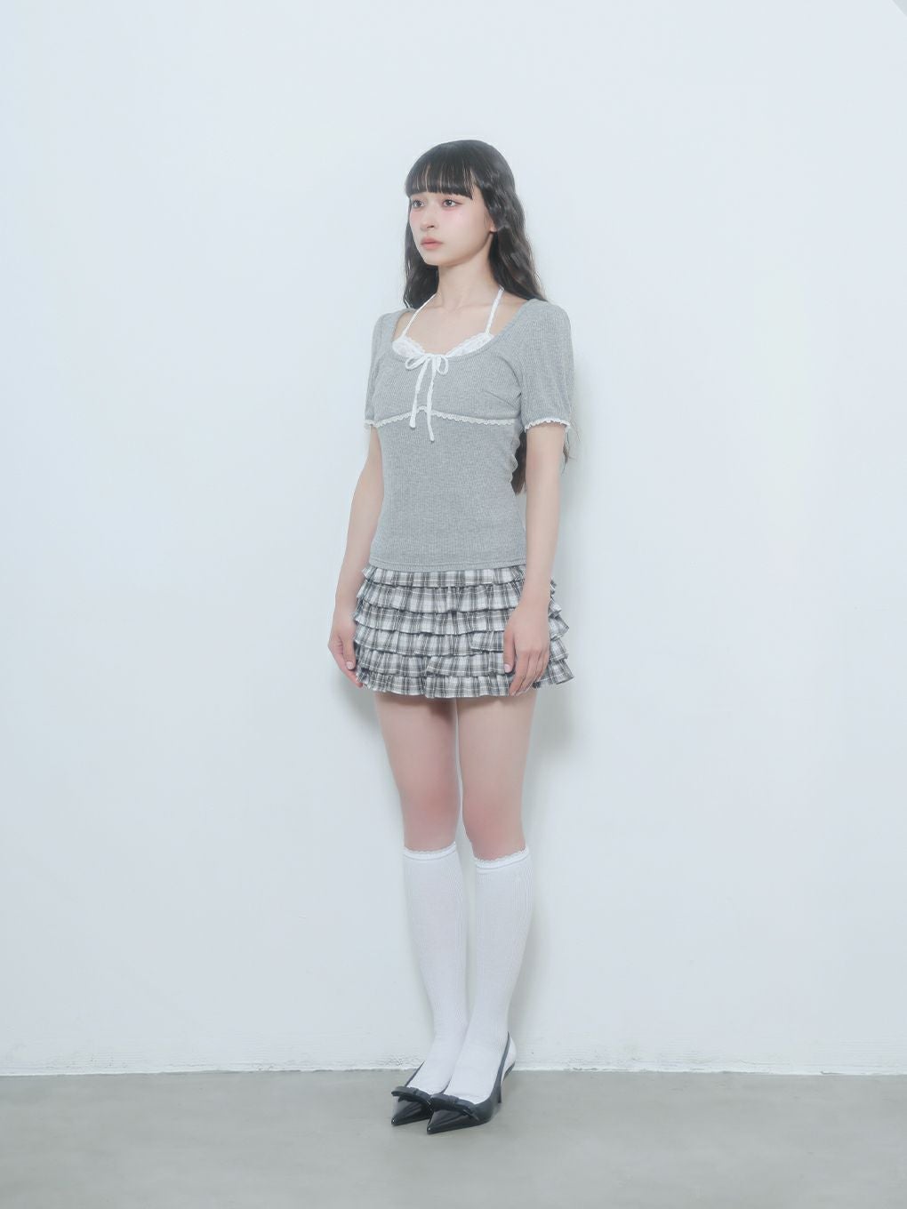 BUBBLES】レイヤードパターントップス | sparkling mall online store