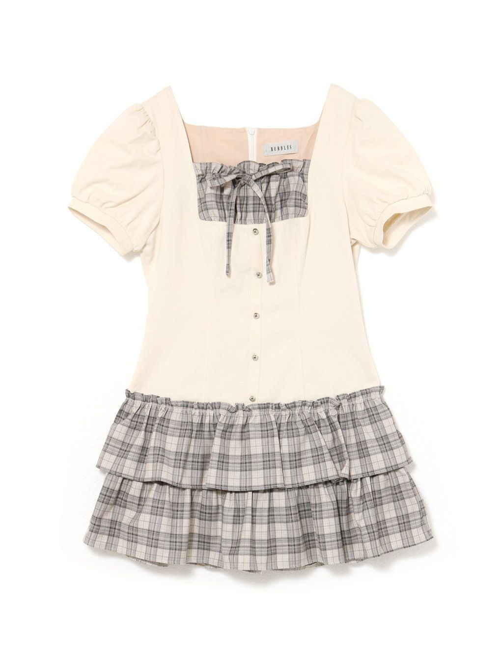 BUBBLES】リボンデニムワンピース | sparkling mall online store