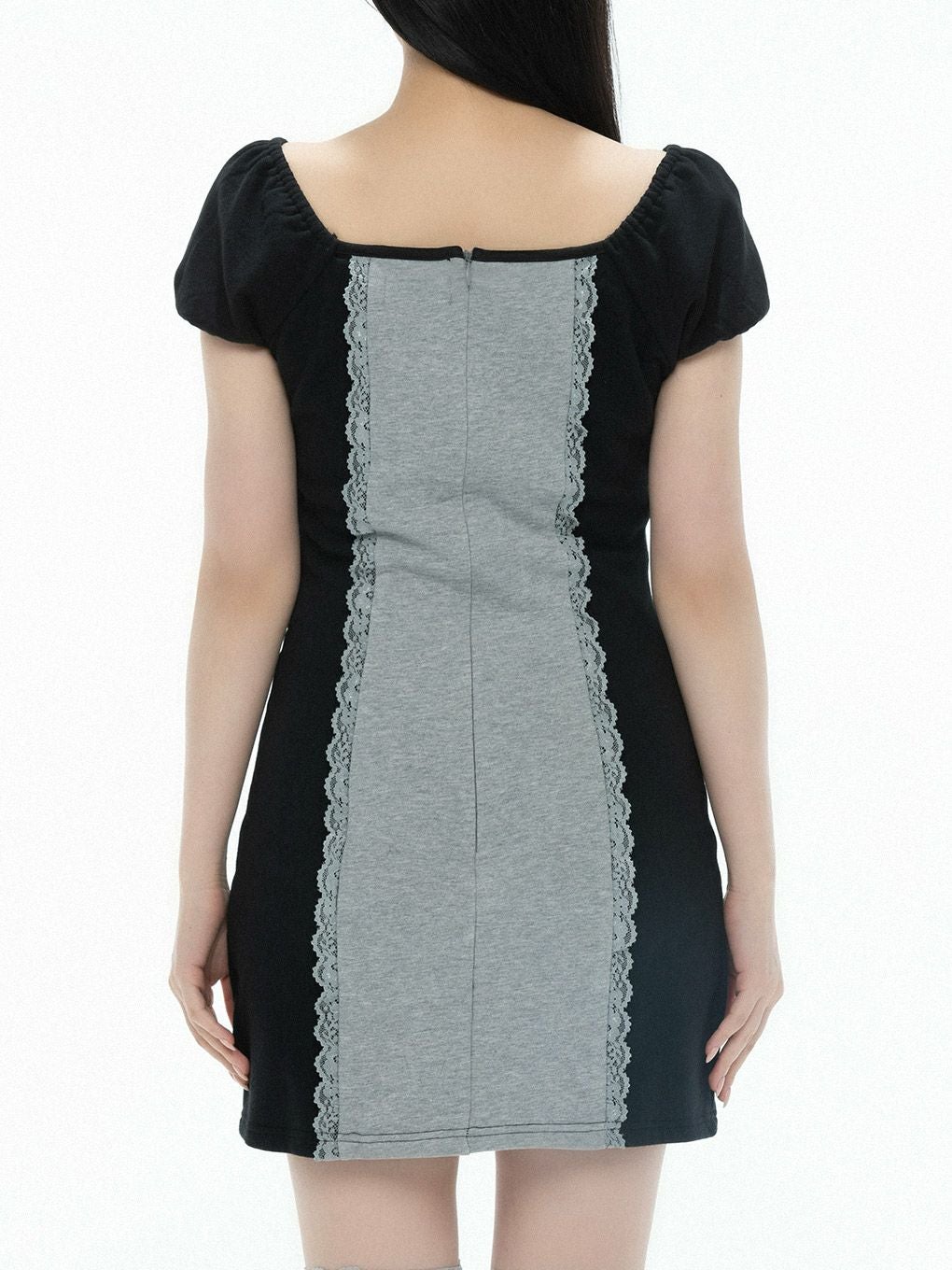 【BUBBLES】バイカラースウェットワンピース