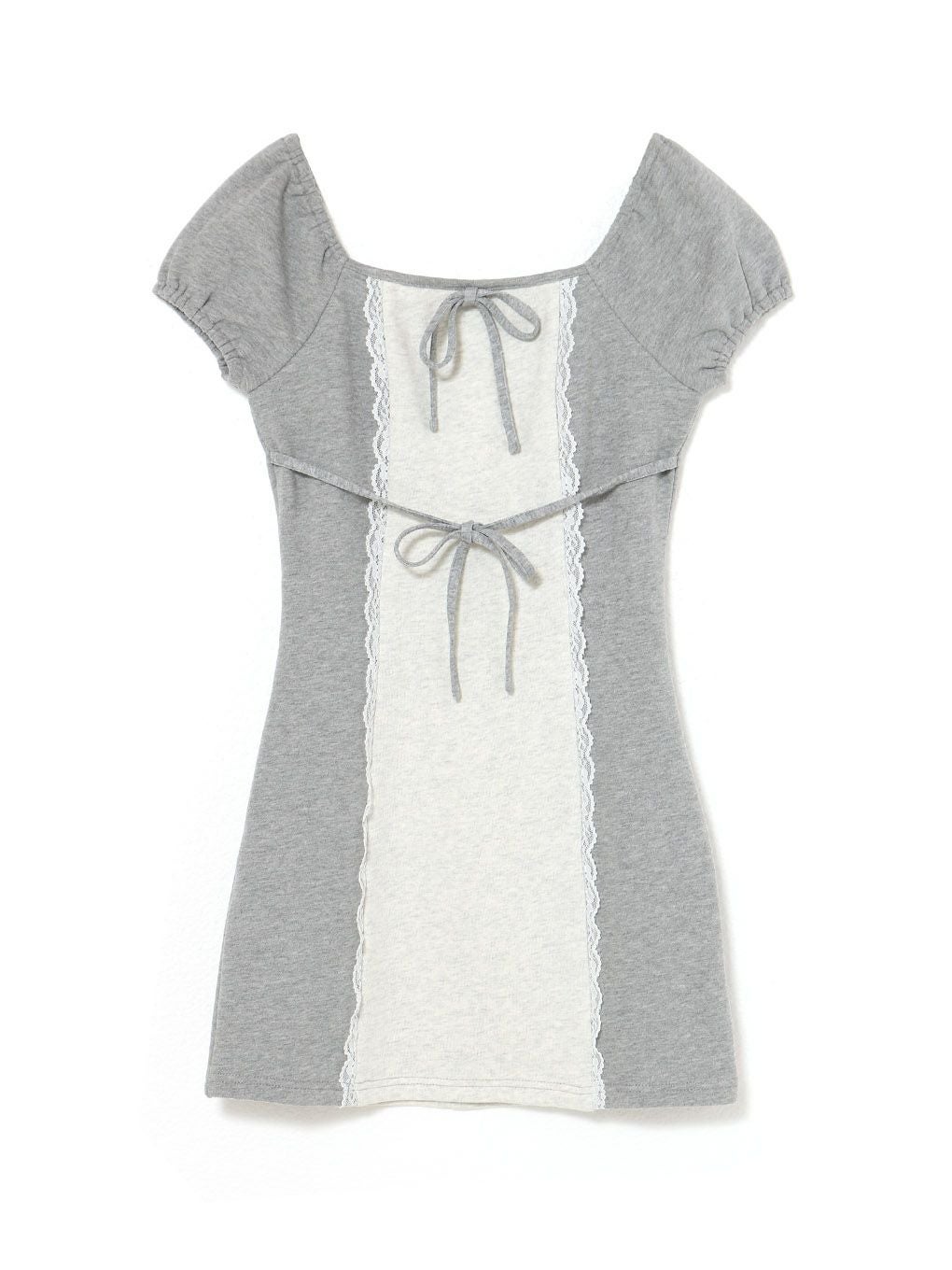 【BUBBLES】バイカラースウェットワンピース