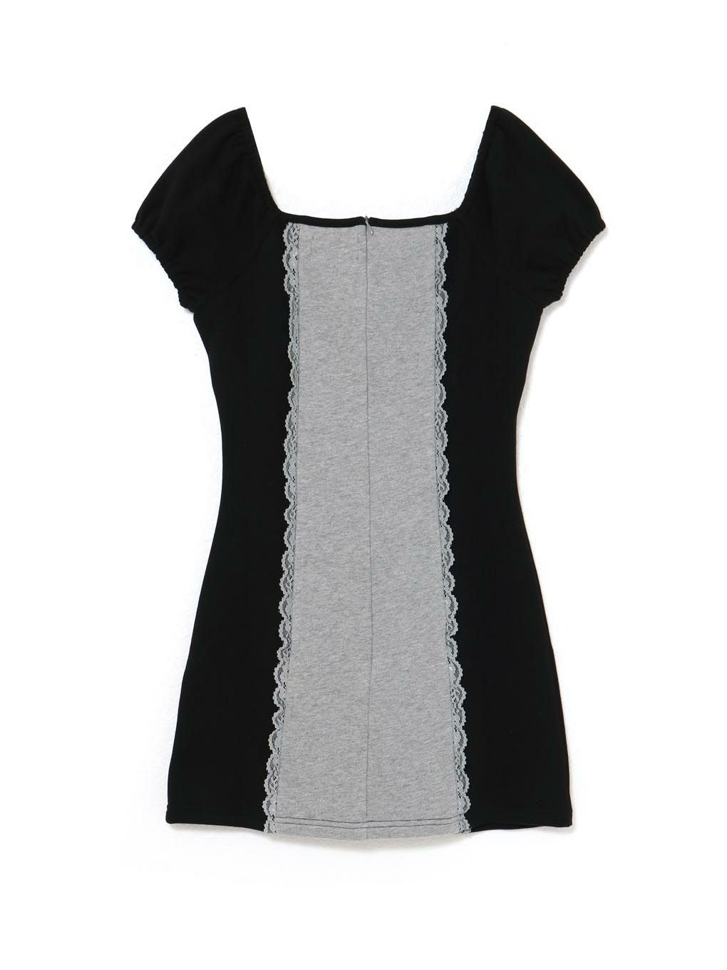 【BUBBLES】バイカラースウェットワンピース