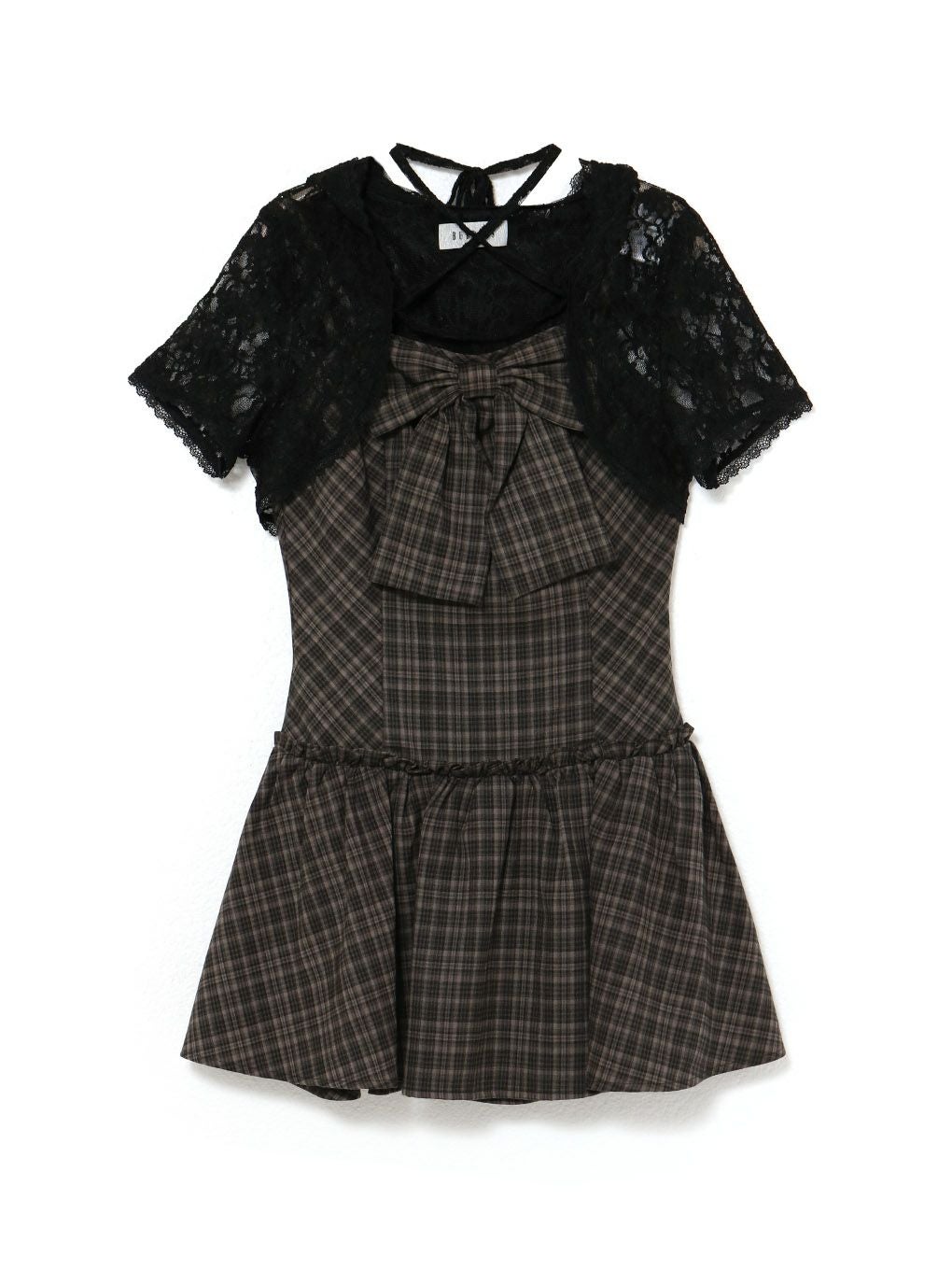 【BUBBLES】レースリボンワンピース
