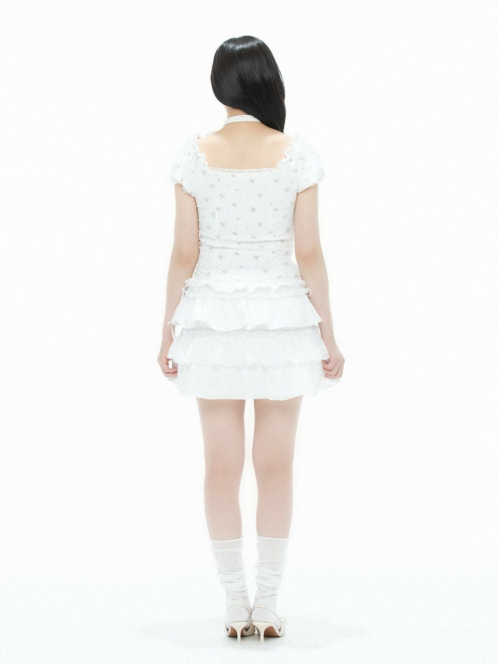 【BUBBLES】スクエアレーストップス