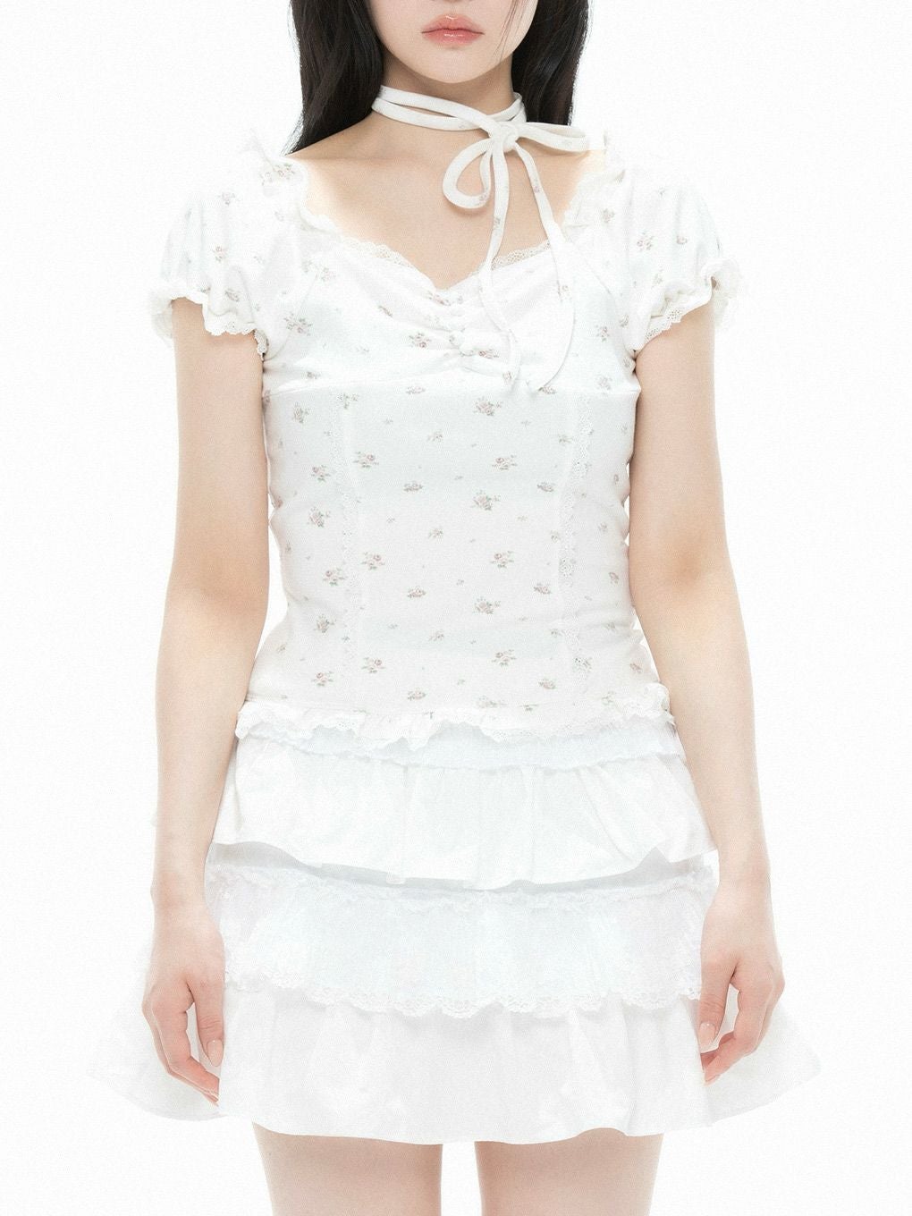 BUBBLES】スクエアレーストップス | sparkling mall online store