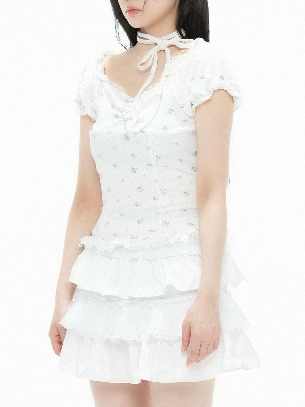 BUBBLES】スクエアレーストップス | sparkling mall online store