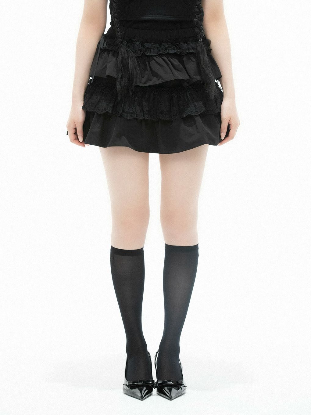 【BUBBLES】レースカンカンミニスカパン