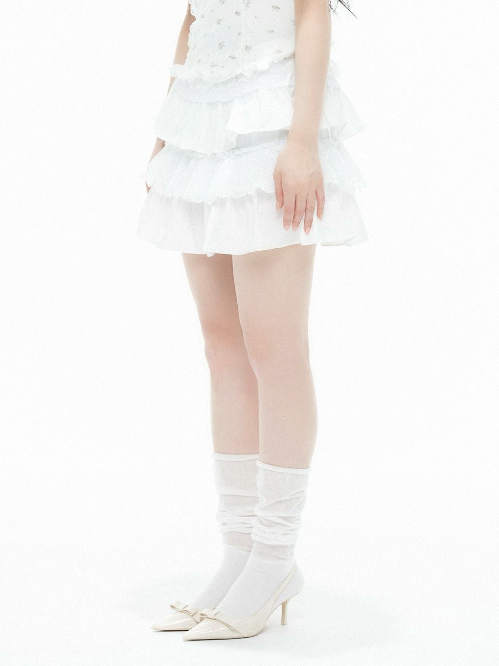 【BUBBLES】レースカンカンミニスカパン