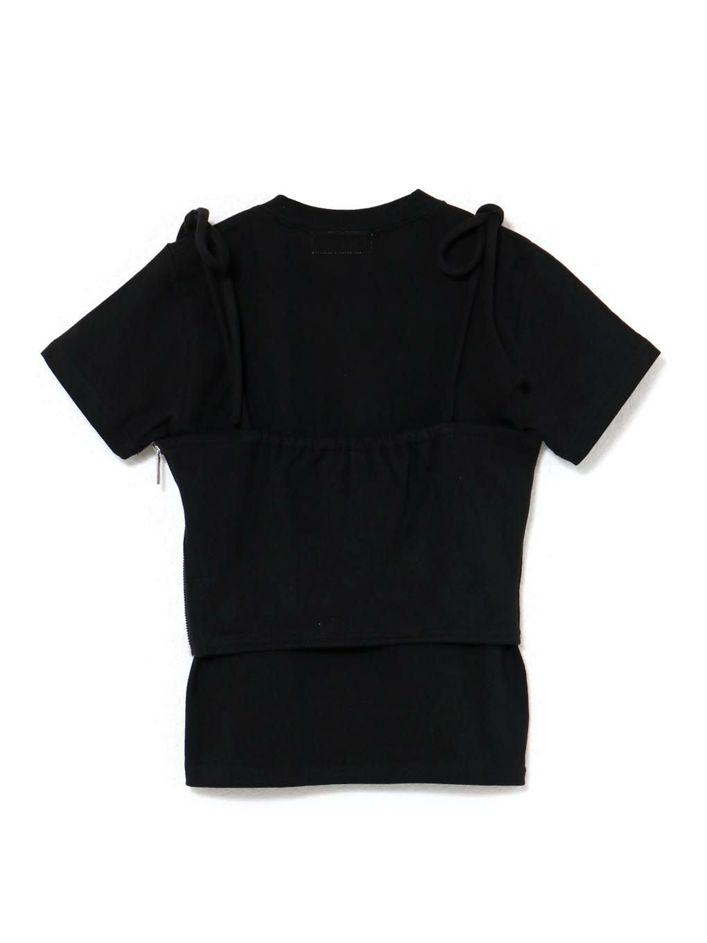 【BUBBLES】ビジューポケットスウェットビスチェ