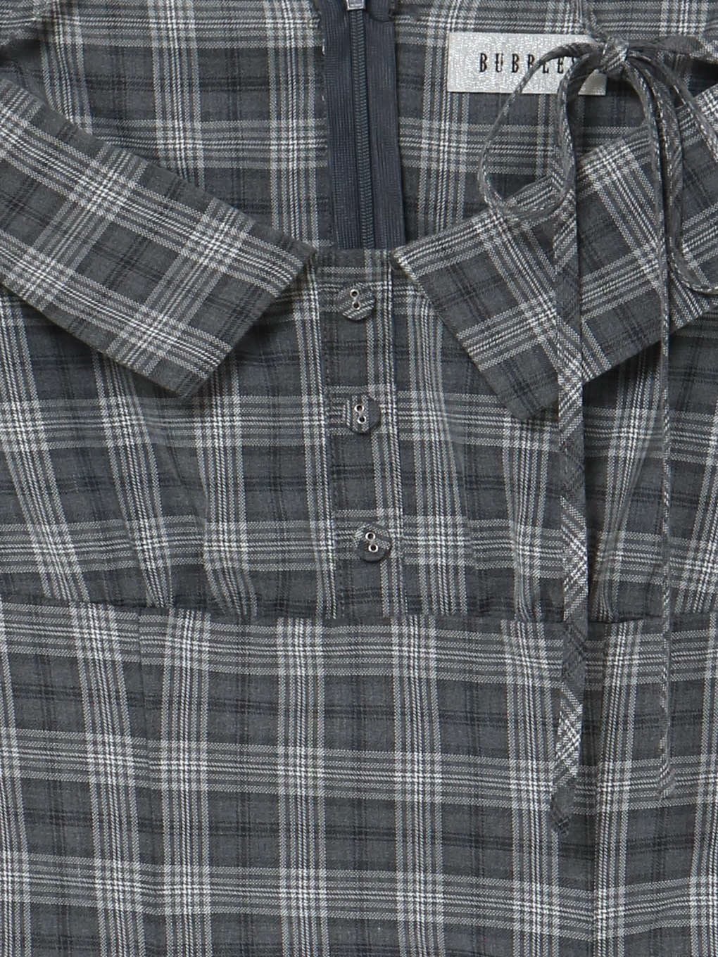 【BUBBLES】ジャガードギャザーワンピース