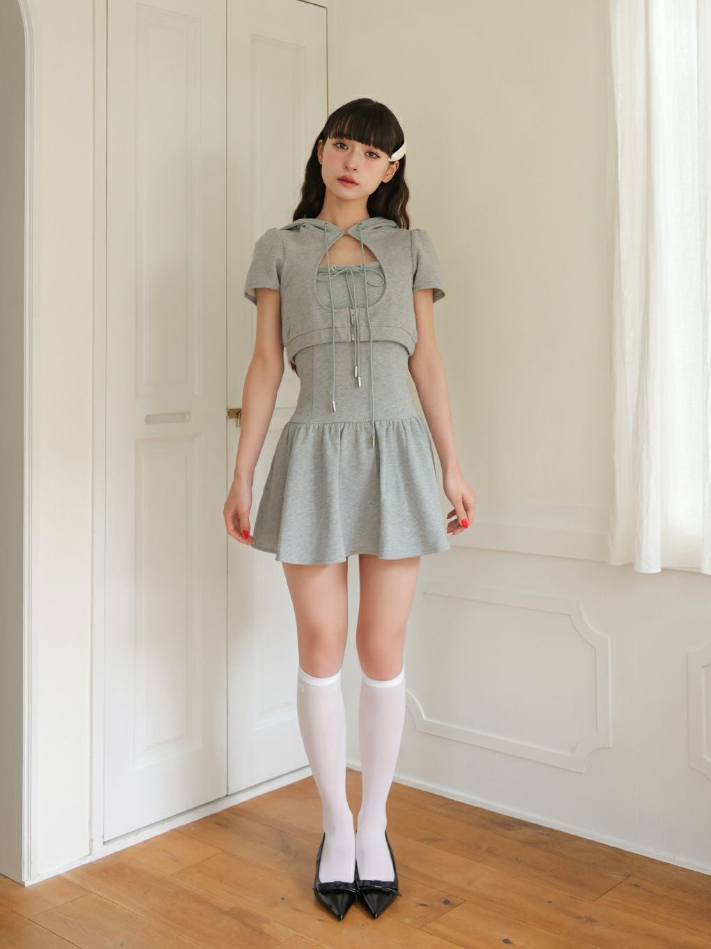 BUBBLES】ホールパーカーワンピース | sparkling mall online store