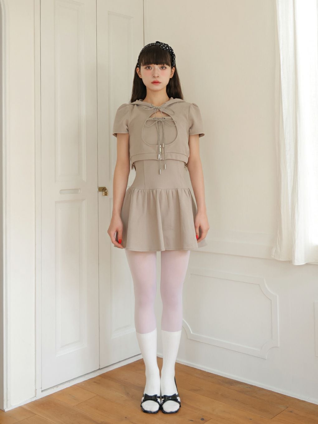 【BUBBLES】ホールパーカーワンピース