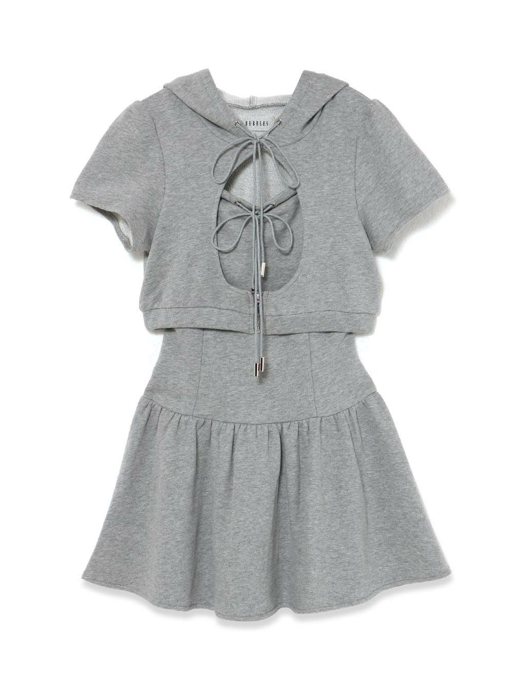 【BUBBLES】ホールパーカーワンピース