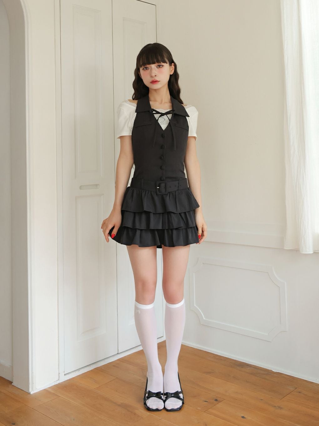 BUBBLES】ホルターティアードワンピース | sparkling mall online store