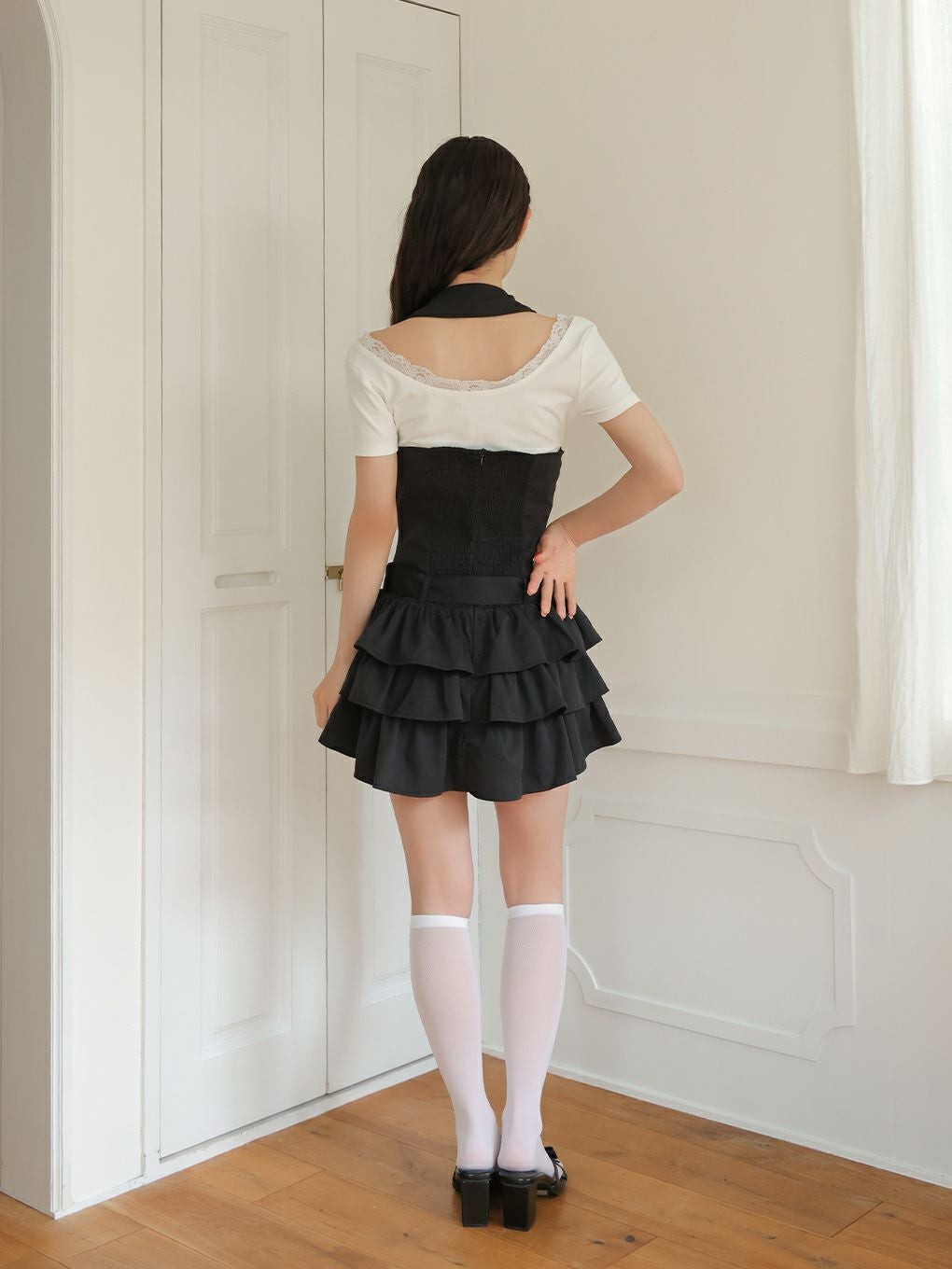 BUBBLES】ホルターティアードワンピース | sparkling mall online store