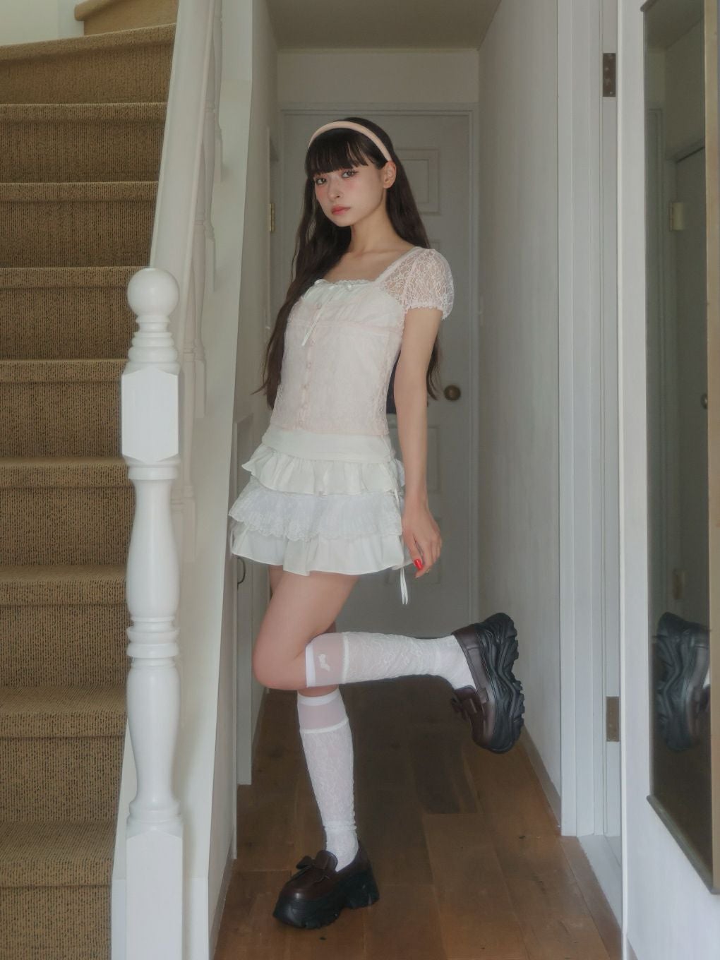 BUBBLES】フラワーレーストップス | sparkling mall online store