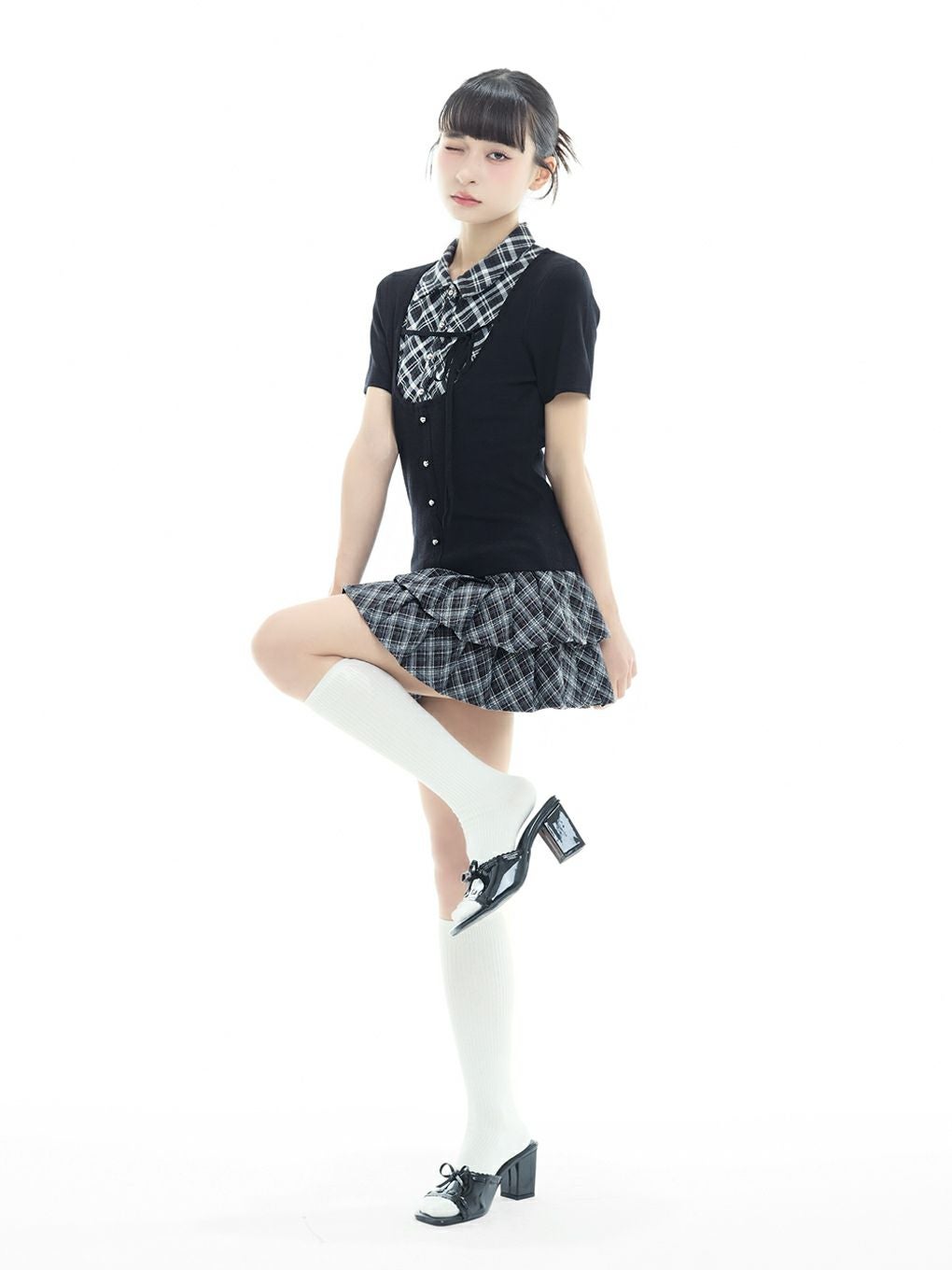 BUBBLES】スクールガーリーリボントップス | sparkling mall online store