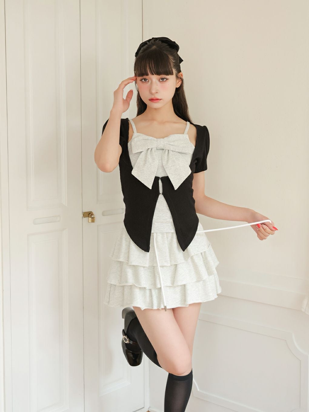 BUBBLES】コケットリボンアンサンブル | sparkling mall online store