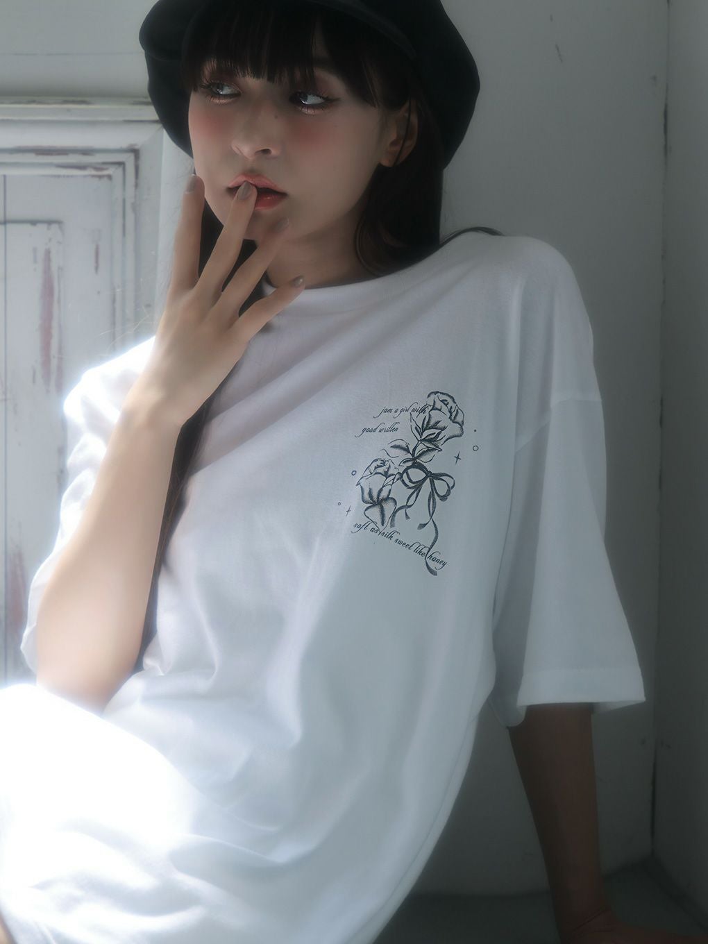 【BUBBLES】パウダーローズTEE