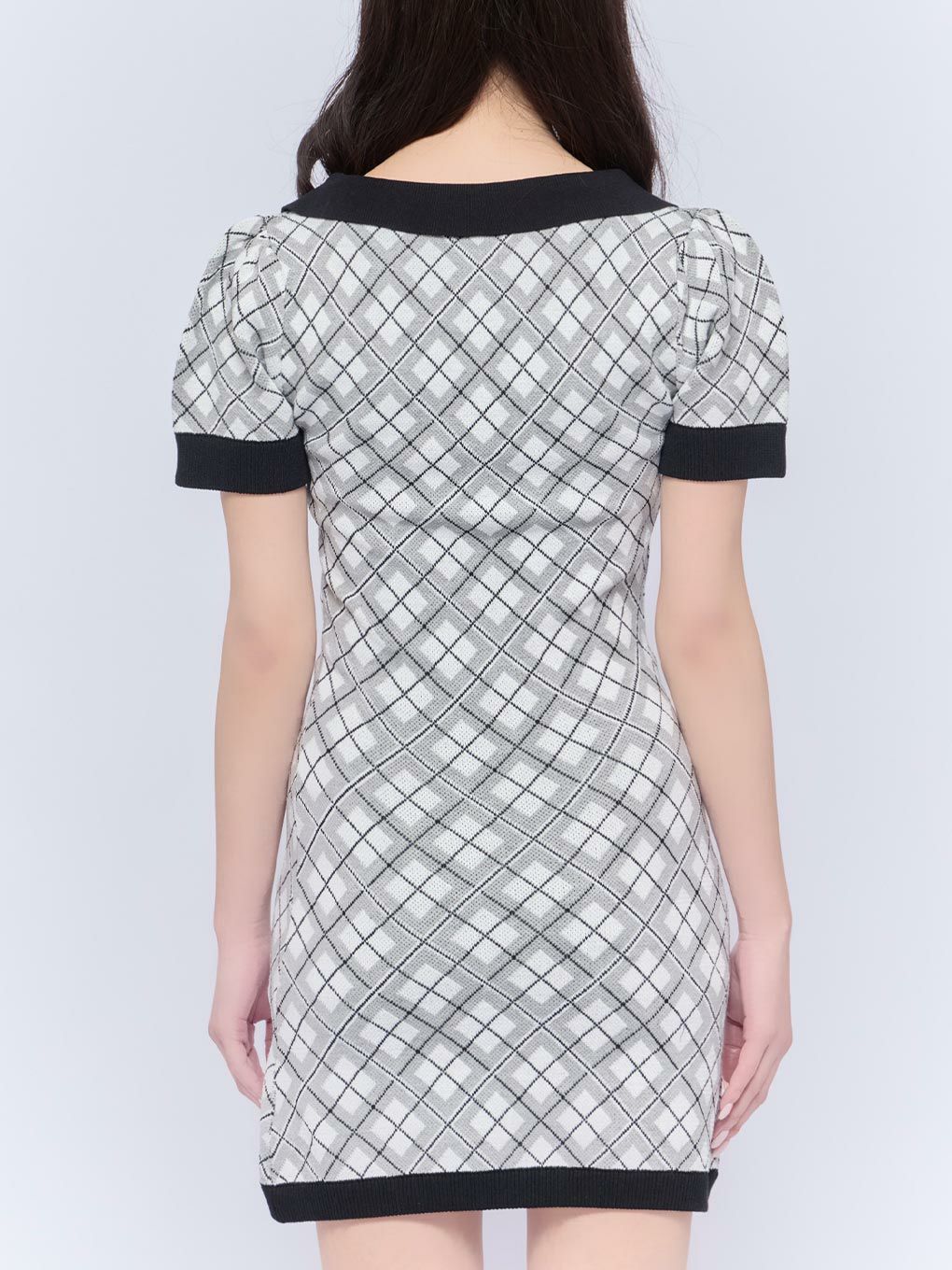 【BUBBLES】チェックリボンワンピース