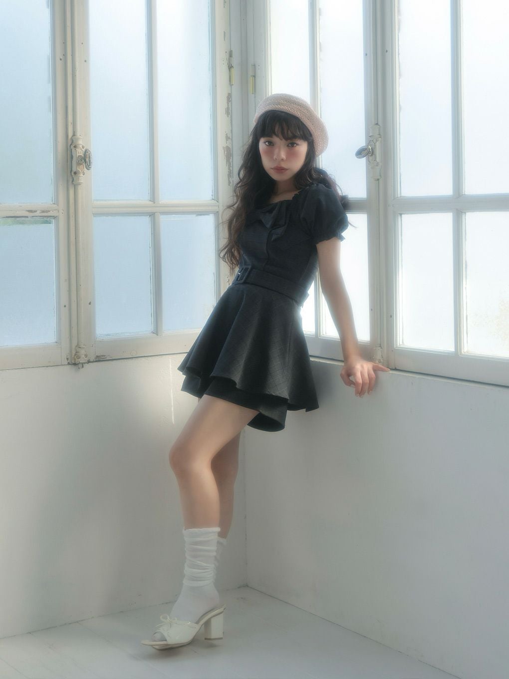 BUBBLES】リボンペプラムセットアップ | sparkling mall online store