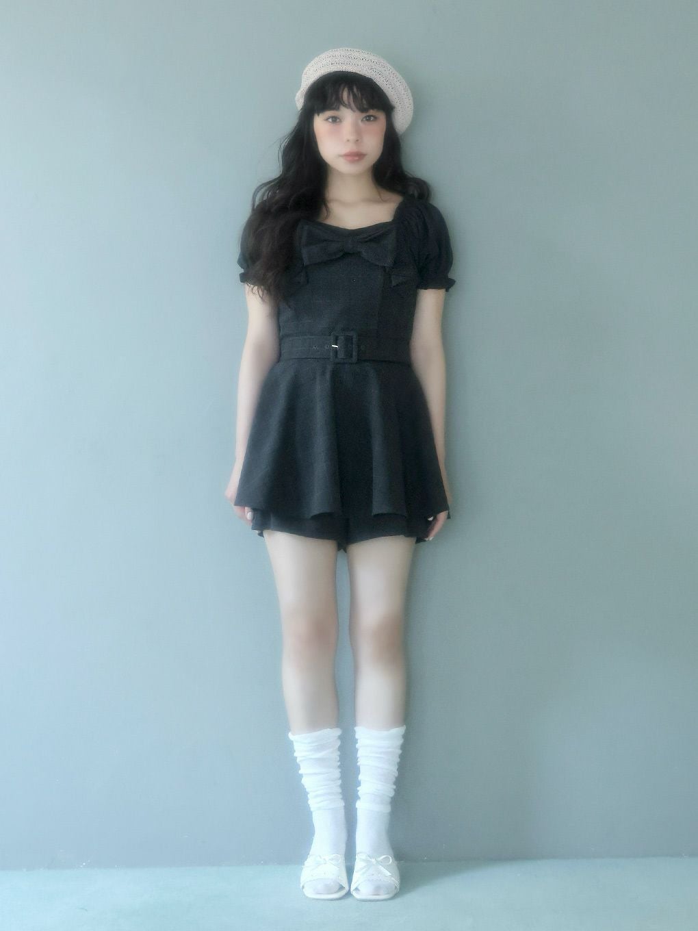 BUBBLES】リボンペプラムセットアップ | sparkling mall online store