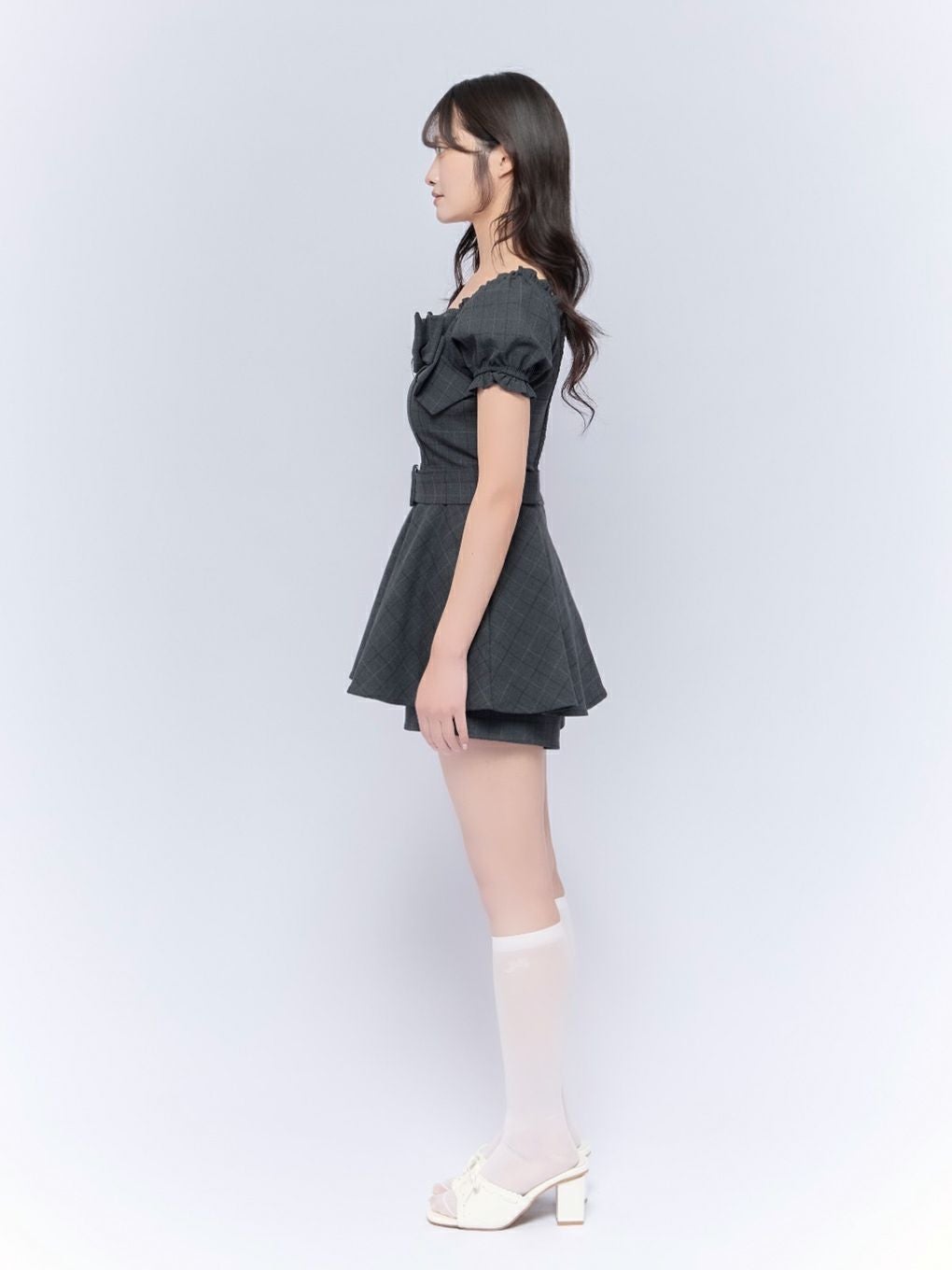 BUBBLES】リボンペプラムセットアップ | sparkling mall online store