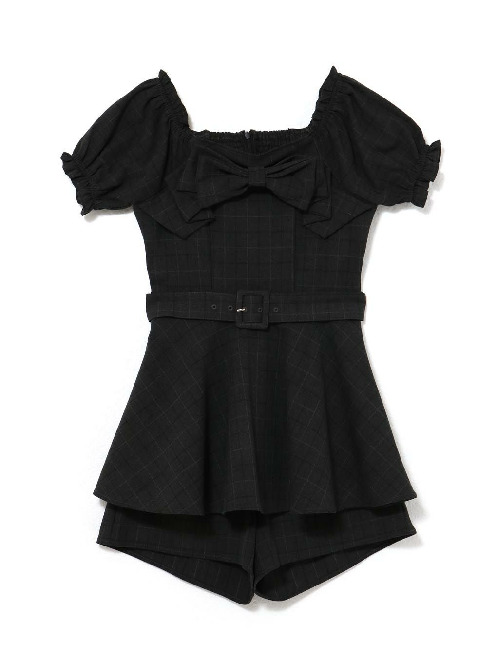 【BUBBLES】リボンペプラムセットアップ