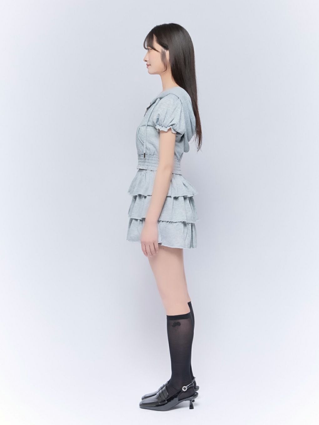 【BUBBLES】ティアードスウェットセットアップ