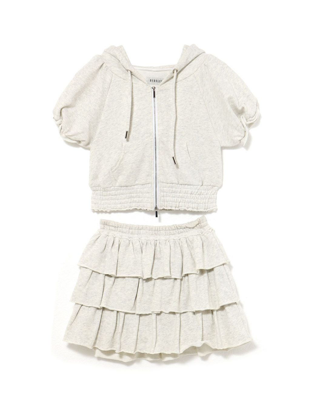 【BUBBLES】ティアードスウェットセットアップ