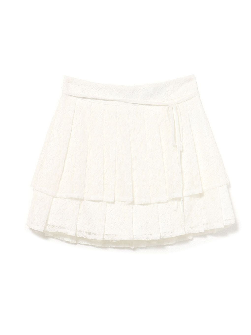 【BUBBLES】ティアードプリーツスカパン