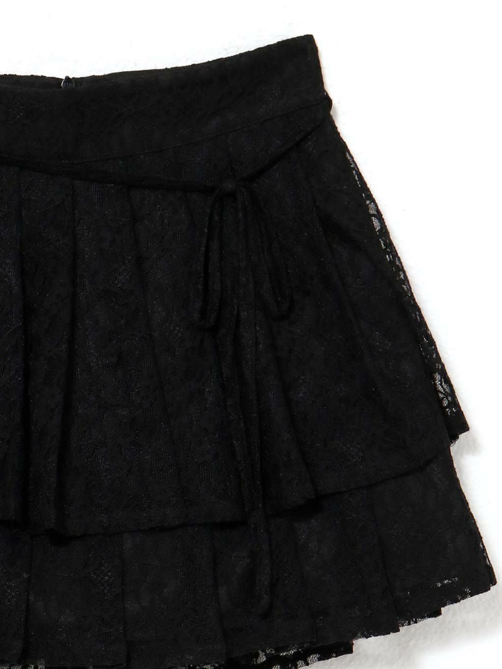 【BUBBLES】ティアードプリーツスカパン