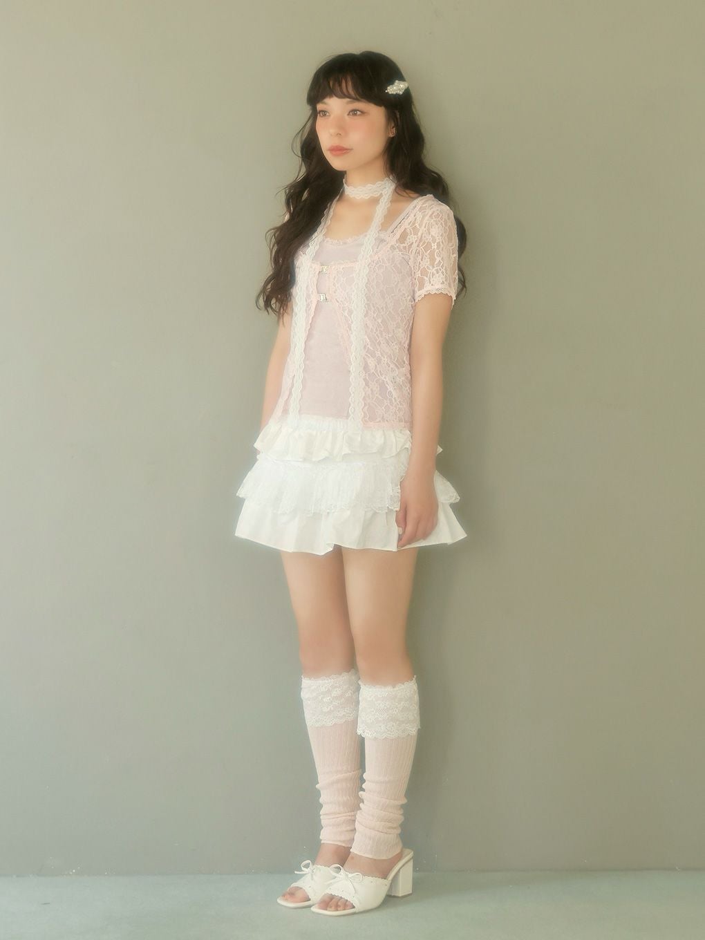 完売品 BUBBLES レースアンサンブル BUBBLES】レースアンサンブルワンピース | sparkling mall online store