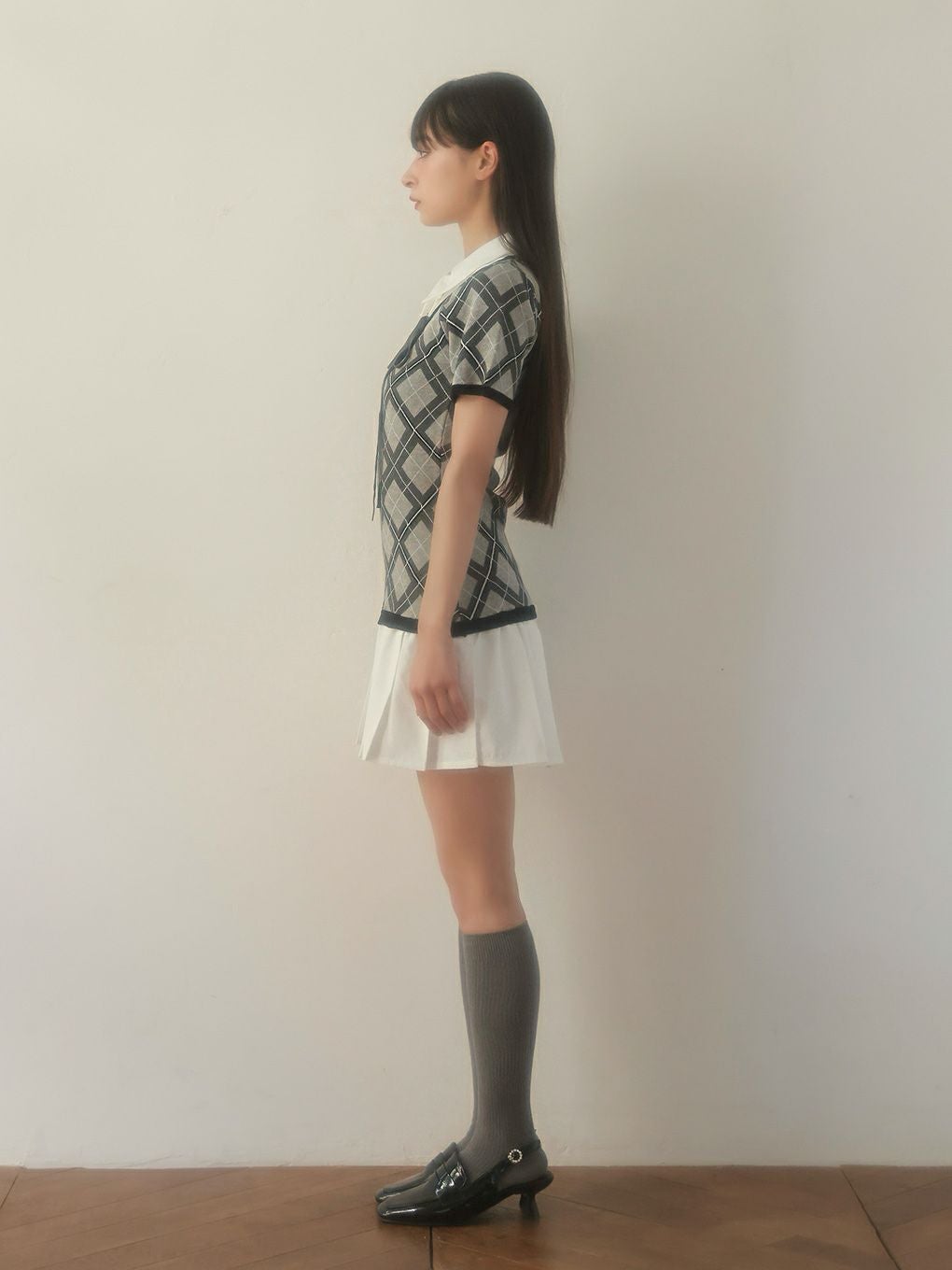 【BUBBLES】スクールガーリーリボンワンピース