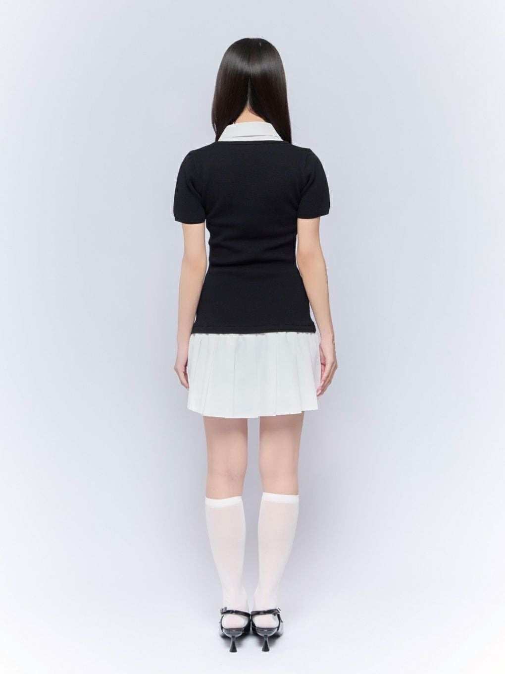 【BUBBLES】スクールガーリーリボンワンピース