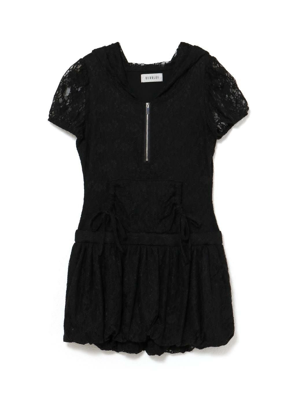 BUBBLES】レースパーカーバルーンワンピース | sparkling mall online