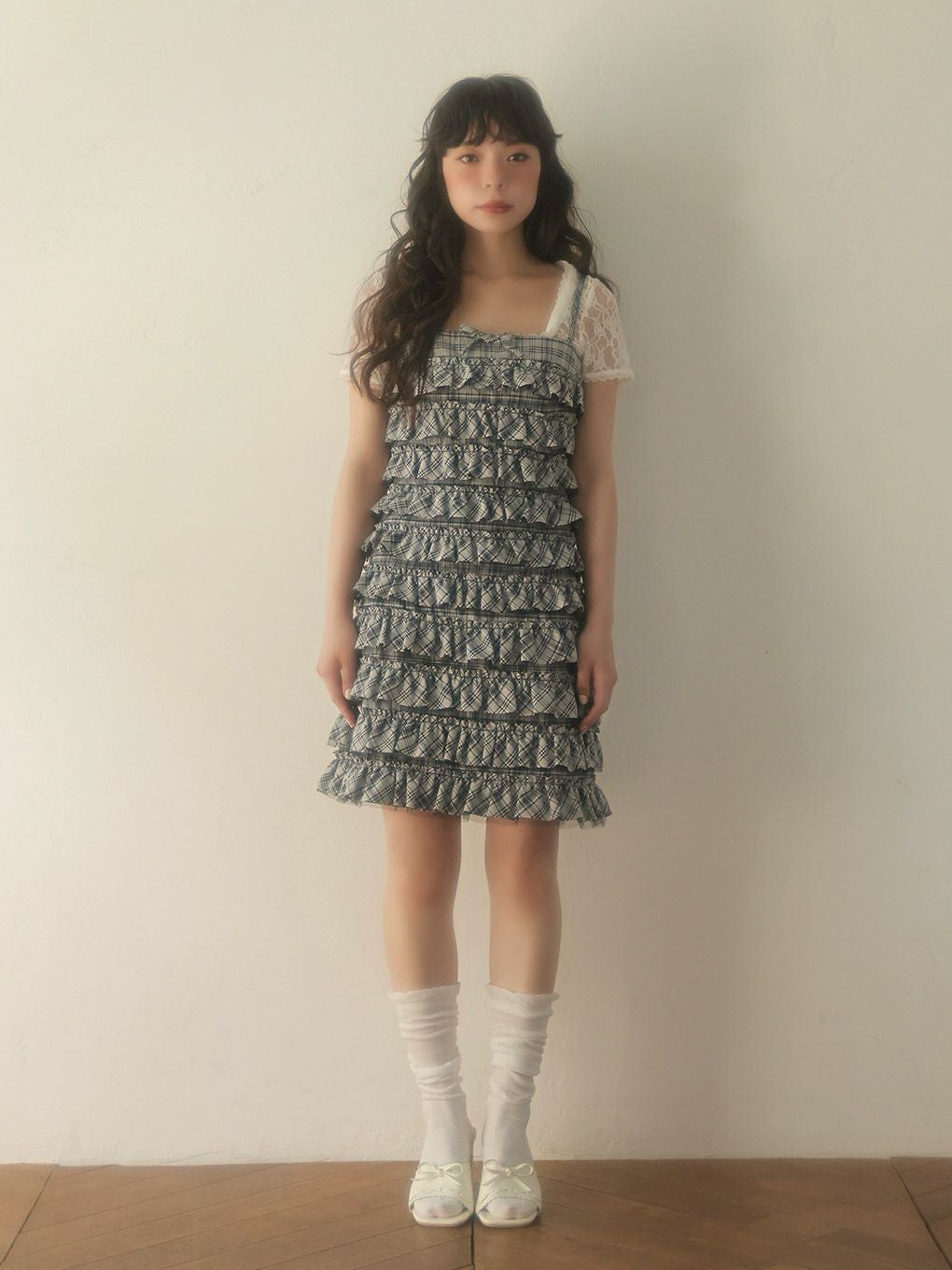 【BUBBLES】ミニフリルワンピース